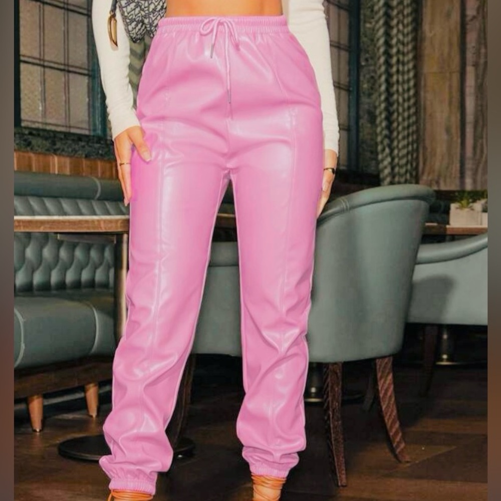 SHEIN Leather Pants